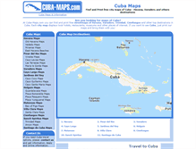 Tablet Screenshot of cuba-maps.com